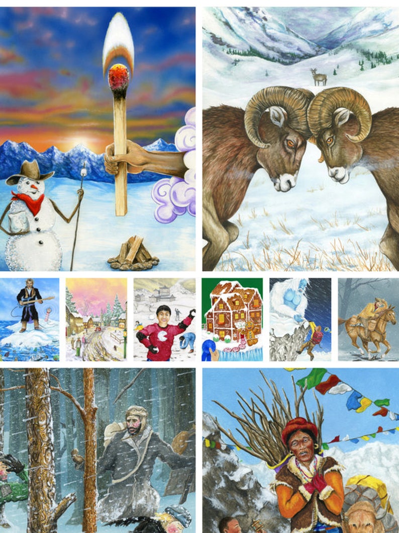 Snowland Tarot Deck Full 78 Cards With Tarot Bag image 6