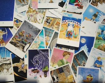 Snowland Tarot Deck (Full - 78 Cards) With Tarot Bag