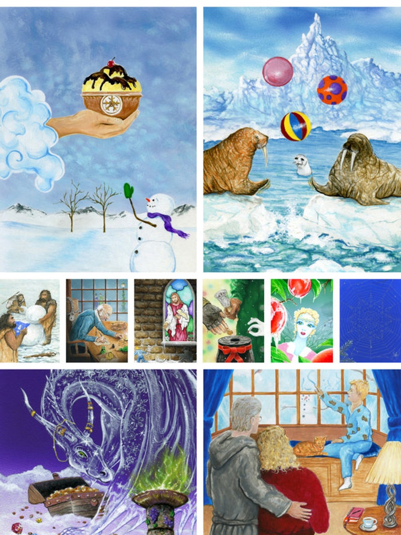 Snowland Tarot Deck Full 78 Cards With Tarot Bag image 7