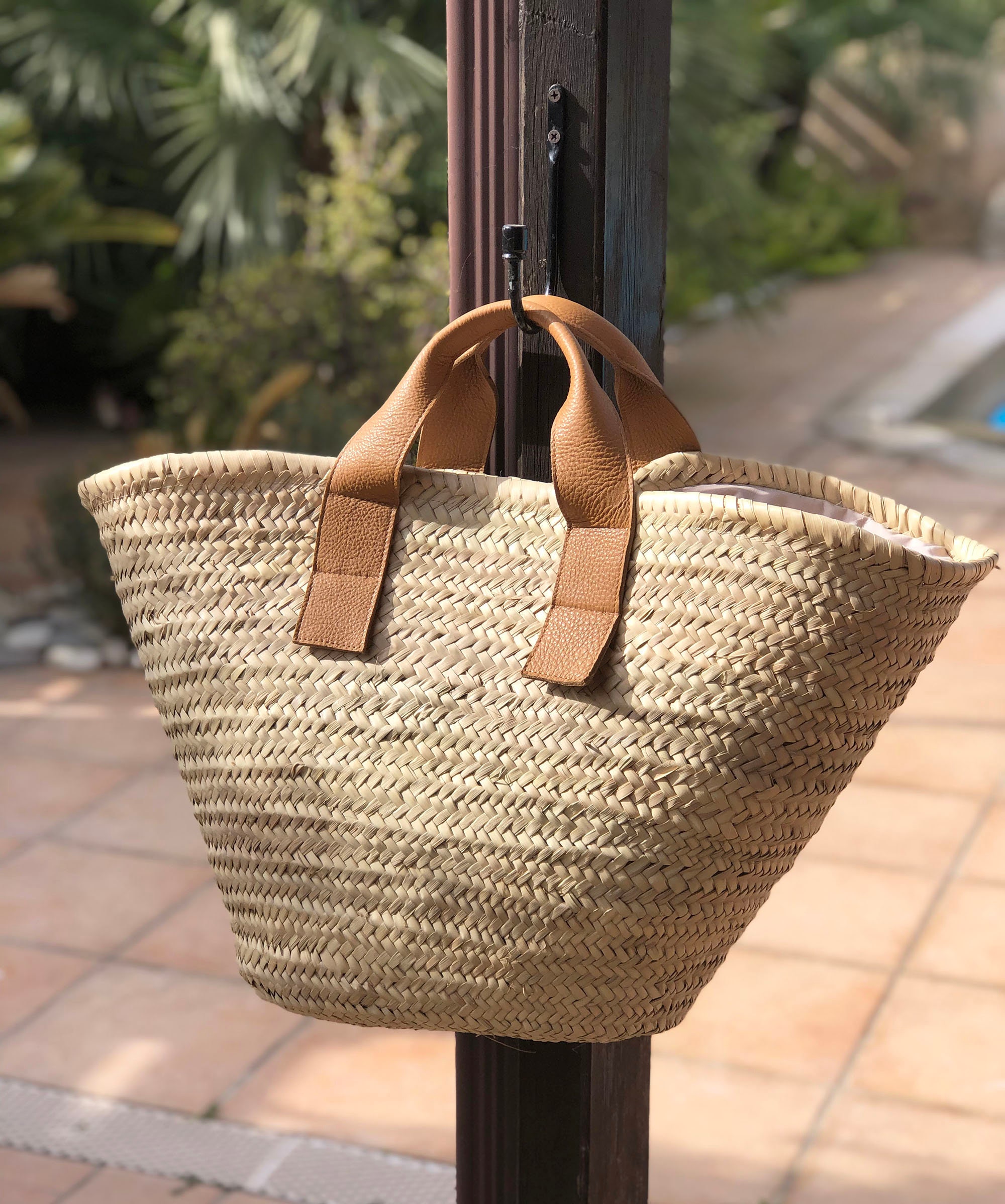 Woven Raffia Tote Straw Bag Leather Straw Bag Large Tote - Etsy