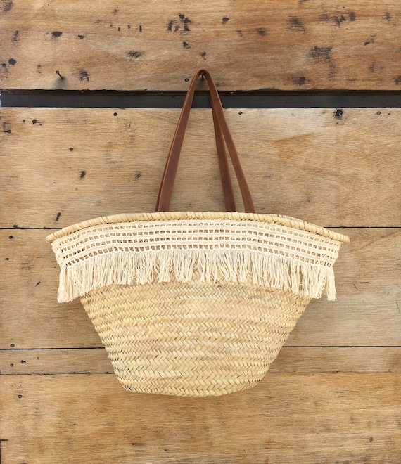 Fringe straw best sale bag