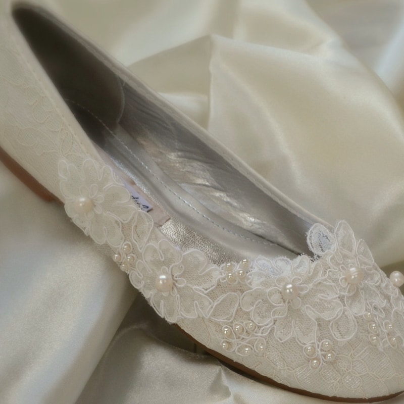 Flat Bridal Shoes Etsy — free download