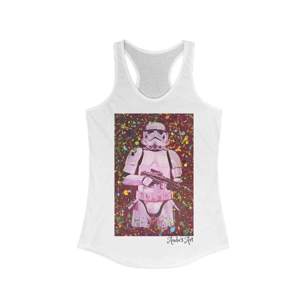 Pink Splatter Storm Trooper Women's Tank