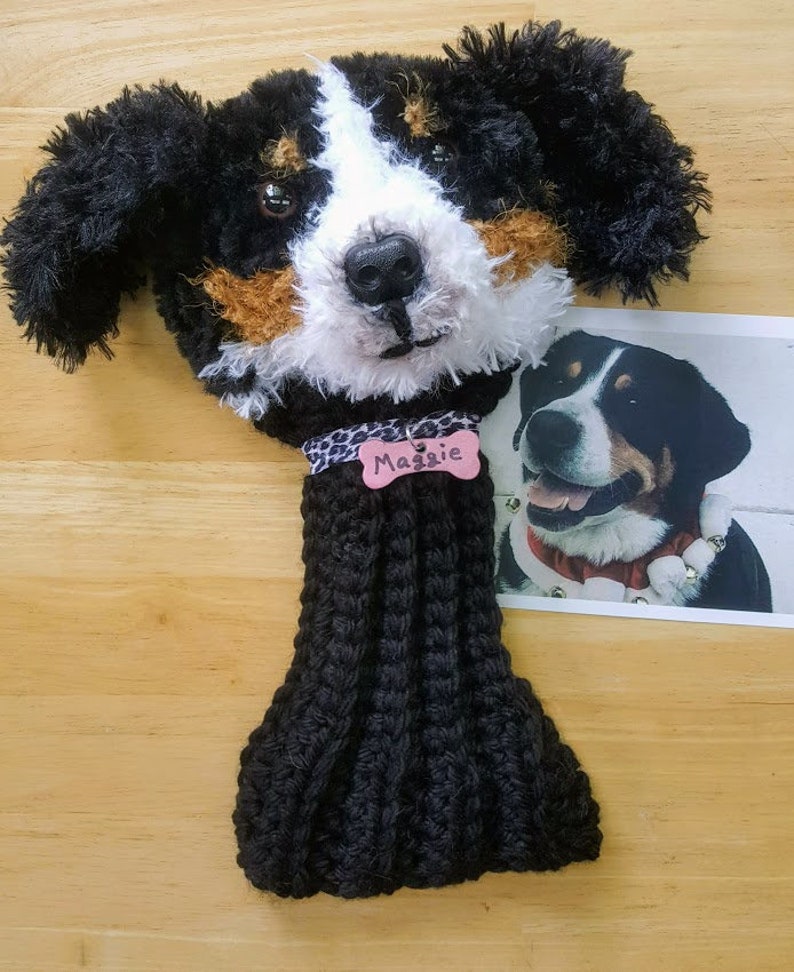 Golf Club Cover Dog Golf Covers Golf Club Covers Club Head Etsy