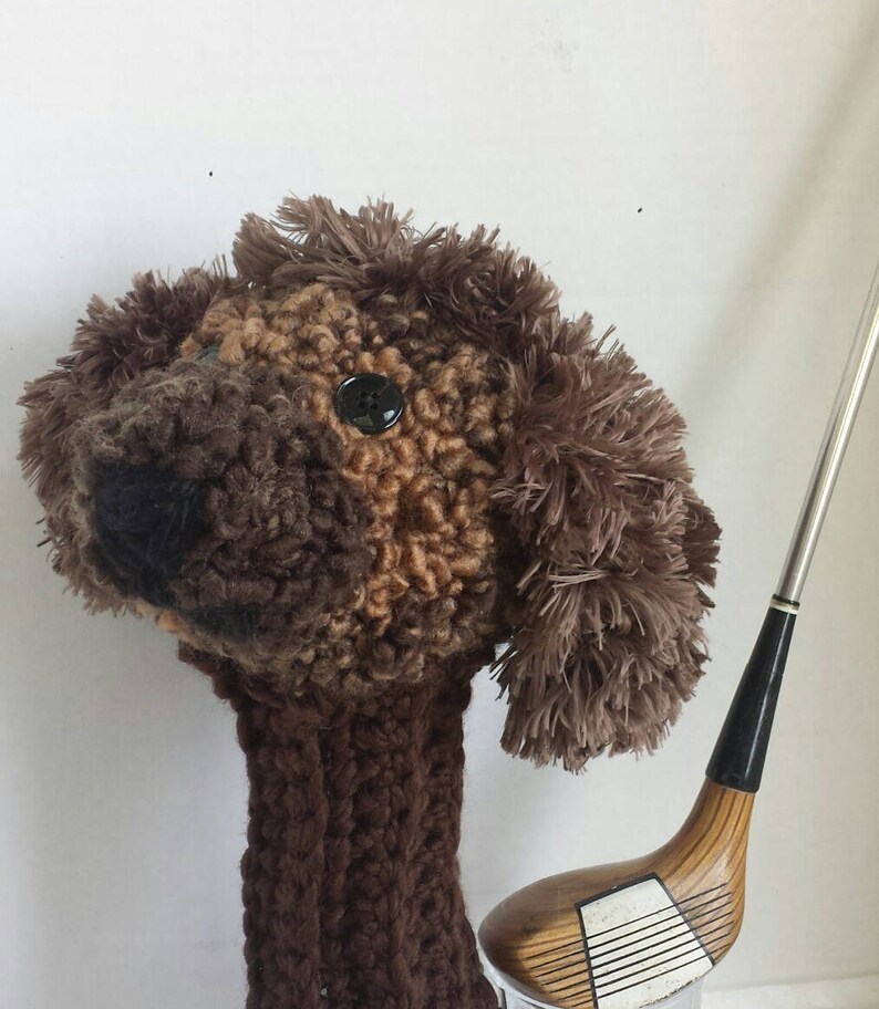 Golf Club Cover Dog Golf Covers Golf Club Covers Crochet Etsy