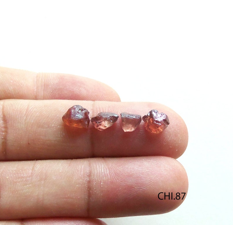 4 Pieces Raw Zircon Natural rough gemstone lot good shape Etsy