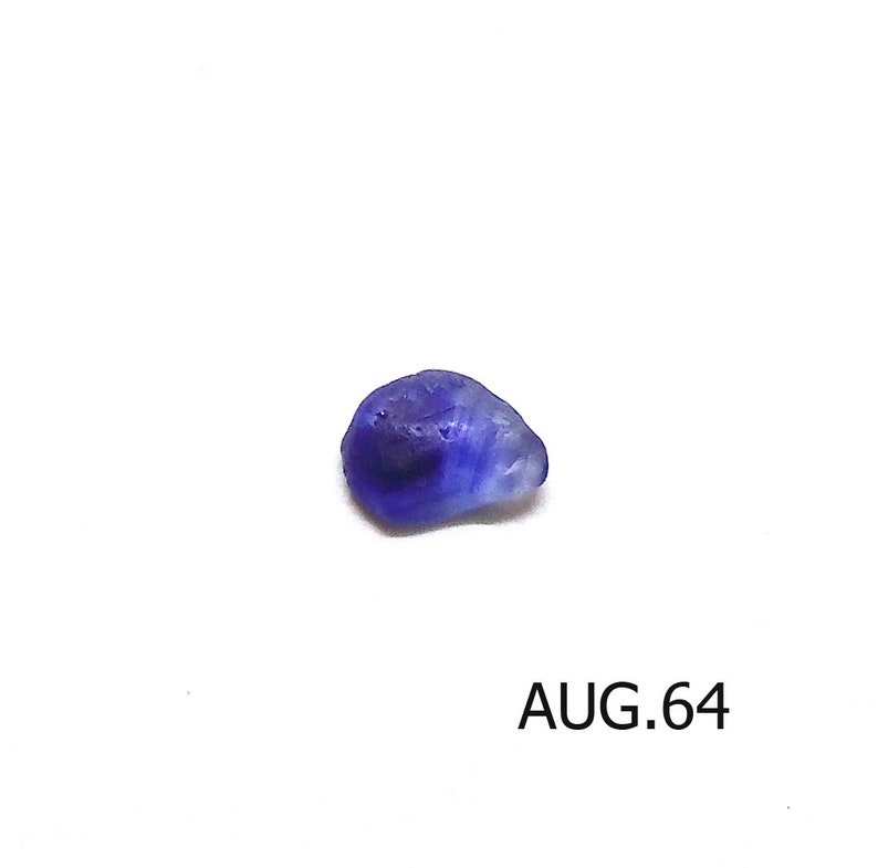 real African sapphire AUG.63,AUG.64,AUG.65 Rough sapphire Milky Blue Raw sapphire Natural Royal Blue