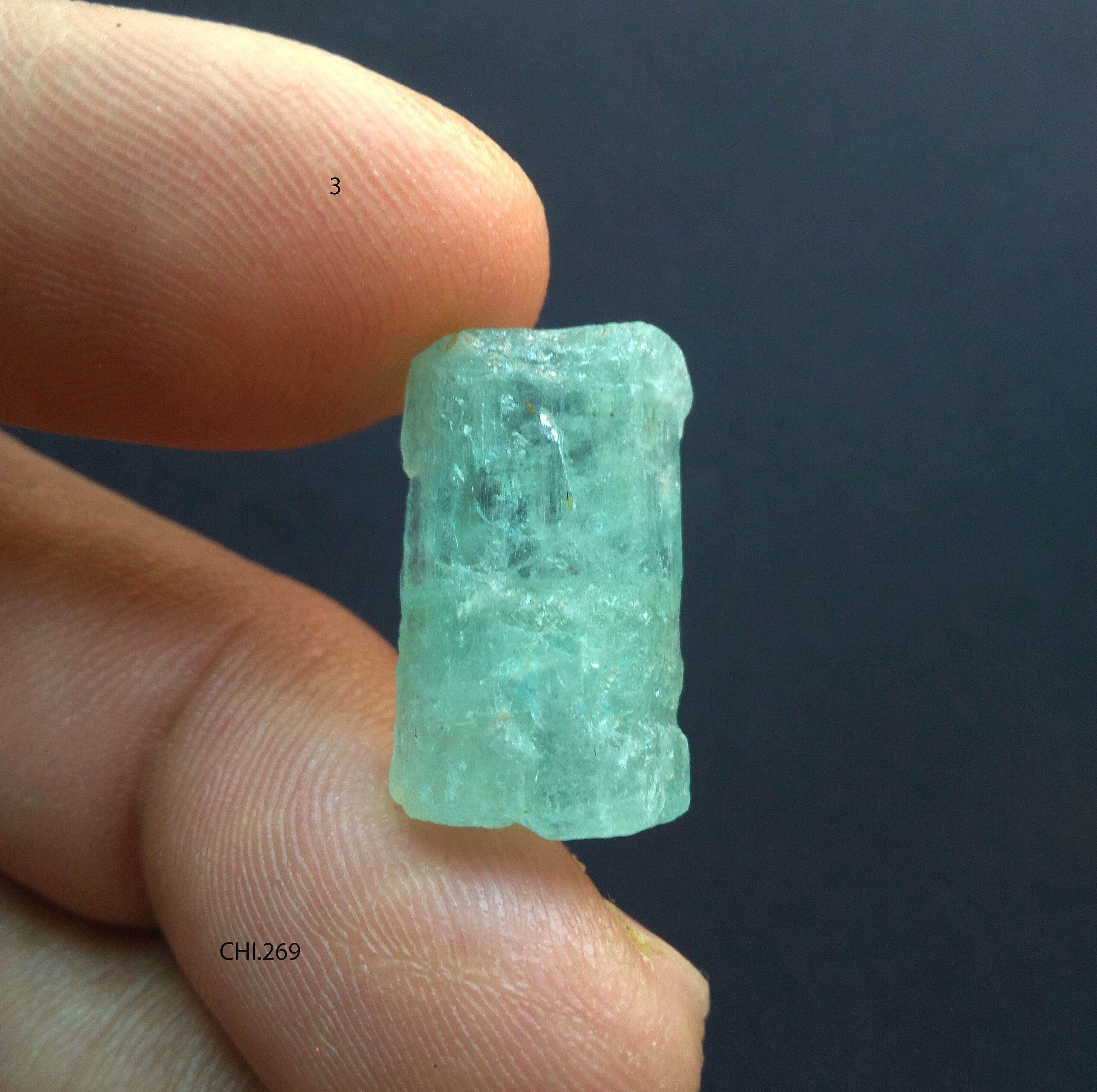 Beryl Crystal Emerld / Green Beryl Rough Natural specimen Real Etsy