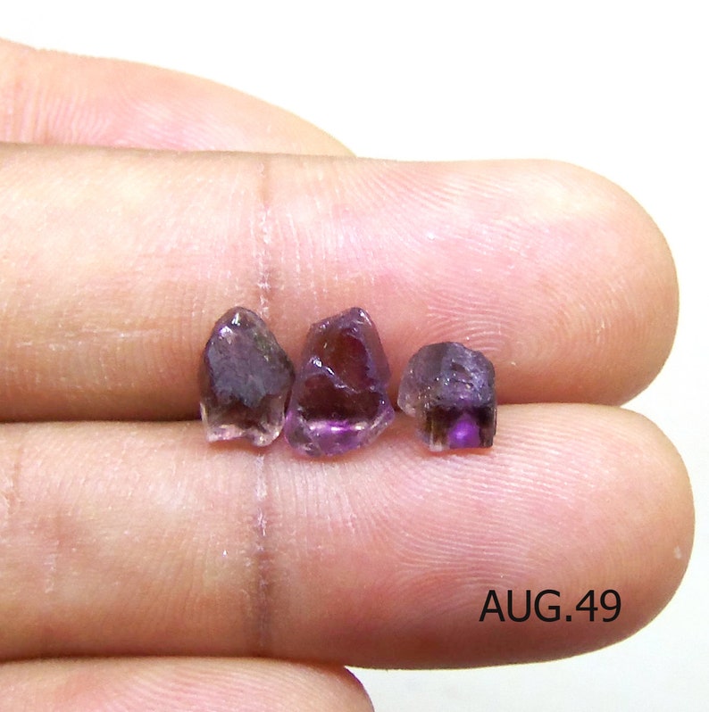 Bi color Amethyst top ametrine gemstone February Etsy