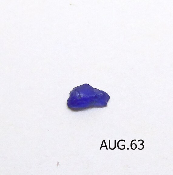 real African sapphire AUG.63,AUG.64,AUG.65 Rough sapphire Milky Blue Raw sapphire Natural Royal Blue