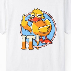 Duck IT tshirt, middle finger rubber duck, funny duck tshirt, sassy duck tshirt, humor tshirt, jeep tshirt, jeep shirts for women, jeep