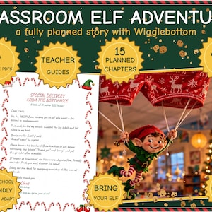 Classroom Elf Adventure Pack Letters, Mischief and Activities for December | Printable PDF | Primary and Infant Classroom KS1 KS2 Homeschool