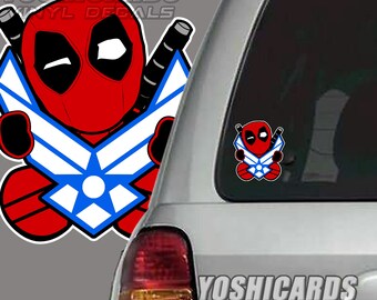 2x Metal Dome Shape Deadpool Decal Sticker Emblem Fender Auto Car - Foto 7