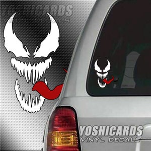Venom inspired Car window Laptop Decal