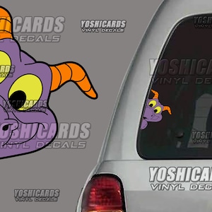 Figment Side Peeking inspired Car window Laptop vinyl Decal sticker