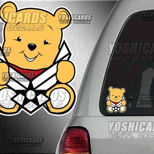 USAF Pooh inspired Air Force Military United States Car truck auto window sticker Laptop Vinyl Decal