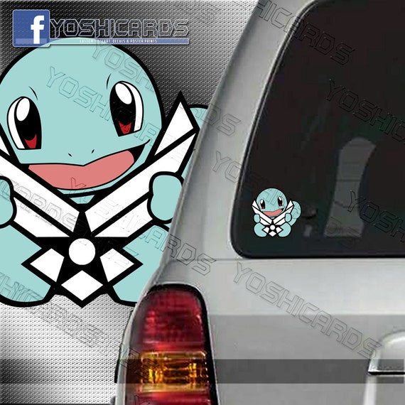 Squirtle car decal discount
