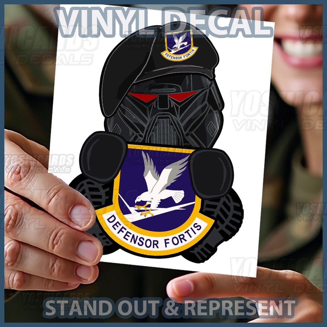 Air Force SFS Darkfender Trooper Chibi Inspired Security Forces USAF ...