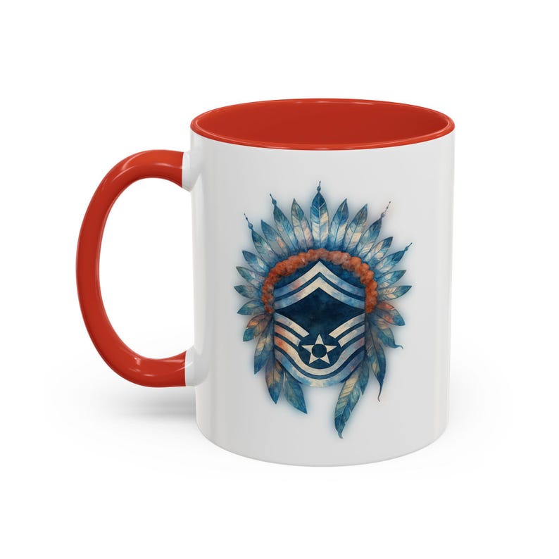 USAF Cmsgt E9 Headdress Mug | Chief Master Sergeant Gift | Air Force ...