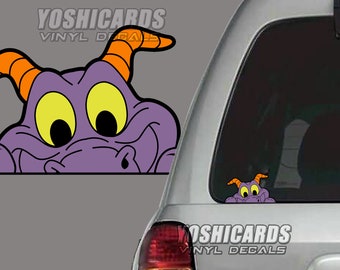 Figment Peeking inspired Car Laptop vinyl Decal