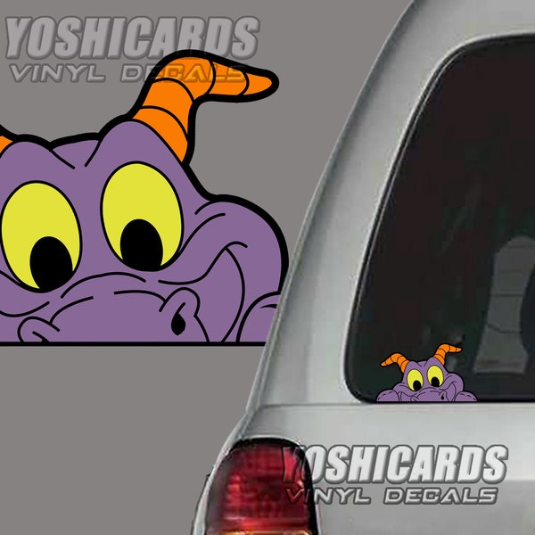 Figment Peeking inspired Car Laptop vinyl Decal