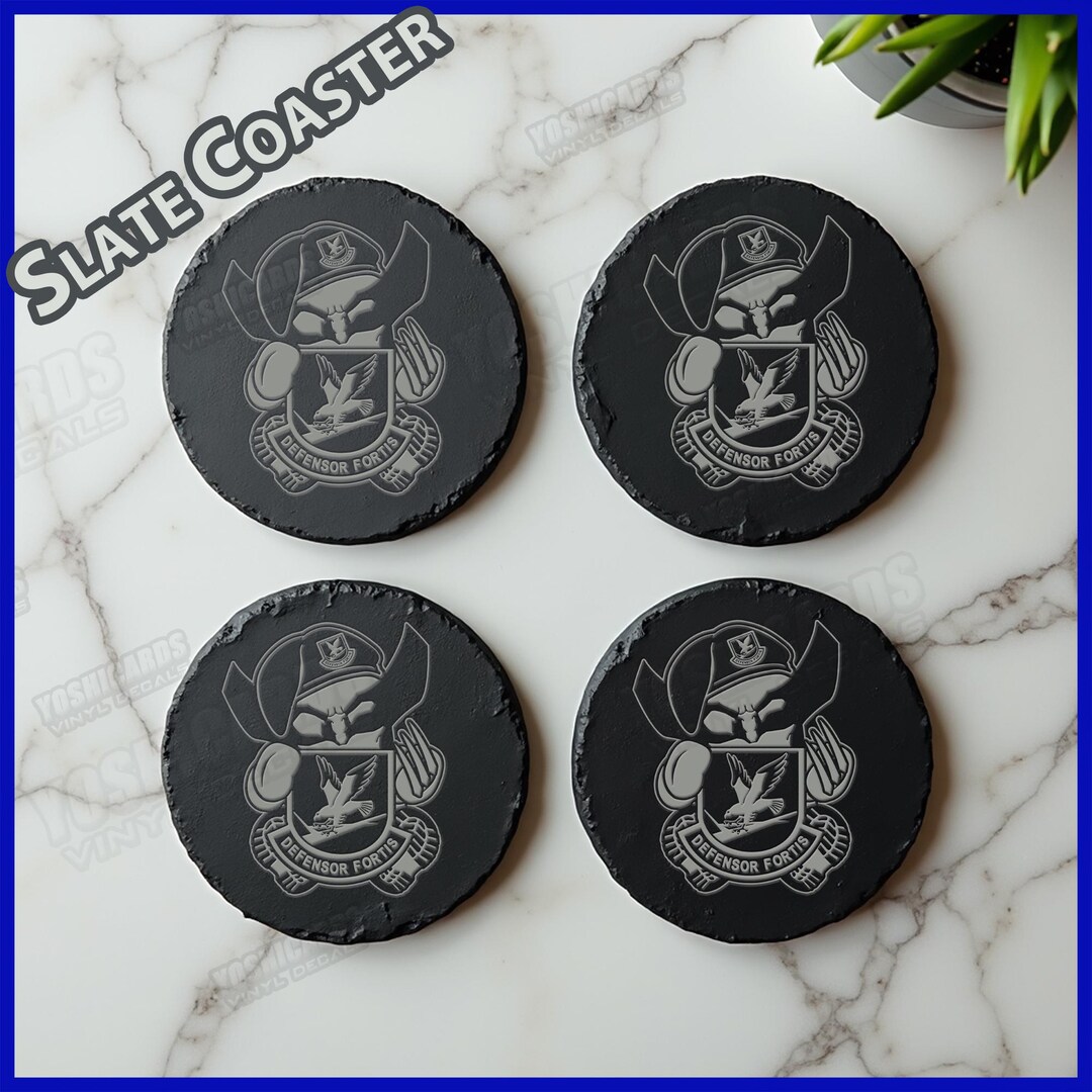 Usaf Coasters Set of 4 SFS Wolverine Slate Coasters | USAF Defender Fandom Gift ...
