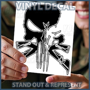 Dark Heavy Equipment Punisher inspired vinyl Decal