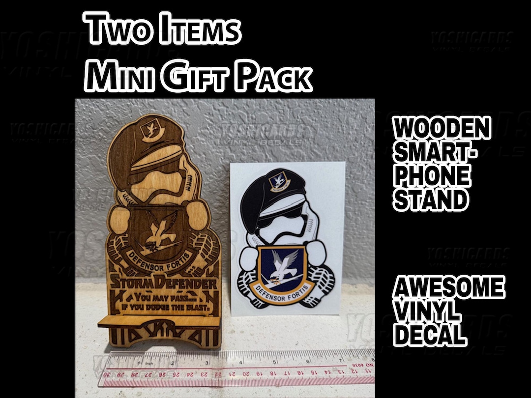 Defensor Gift Set USAF SFS Storm Defender Gift Set | Phone Stand & Vinyl Decal | Air ...