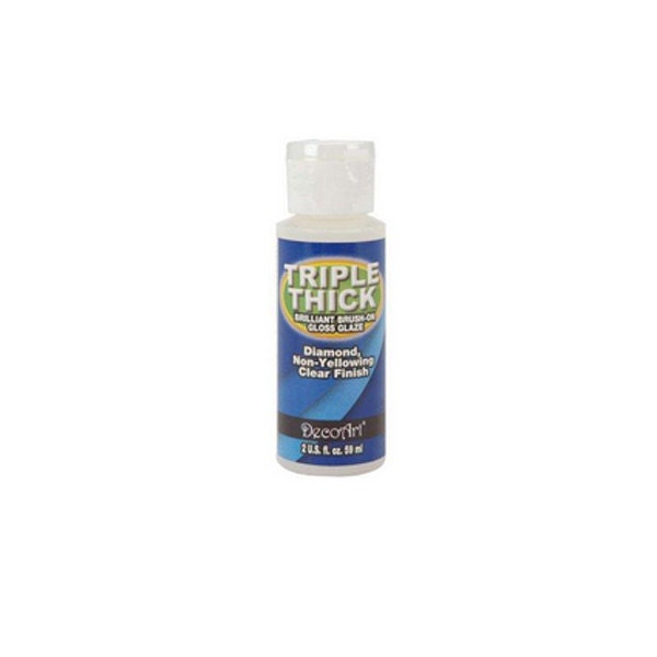 Decoart Americana Triple Thick Gloss Glaze Medium, 2 oz ,59 ml, TG01-3