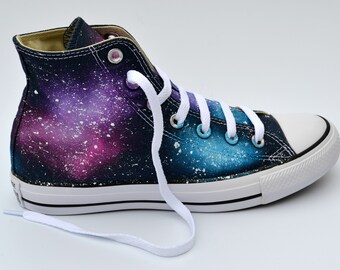 converse high top galaxy print