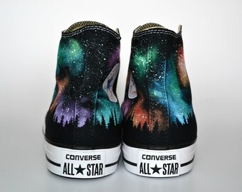 converse high top galaxy print