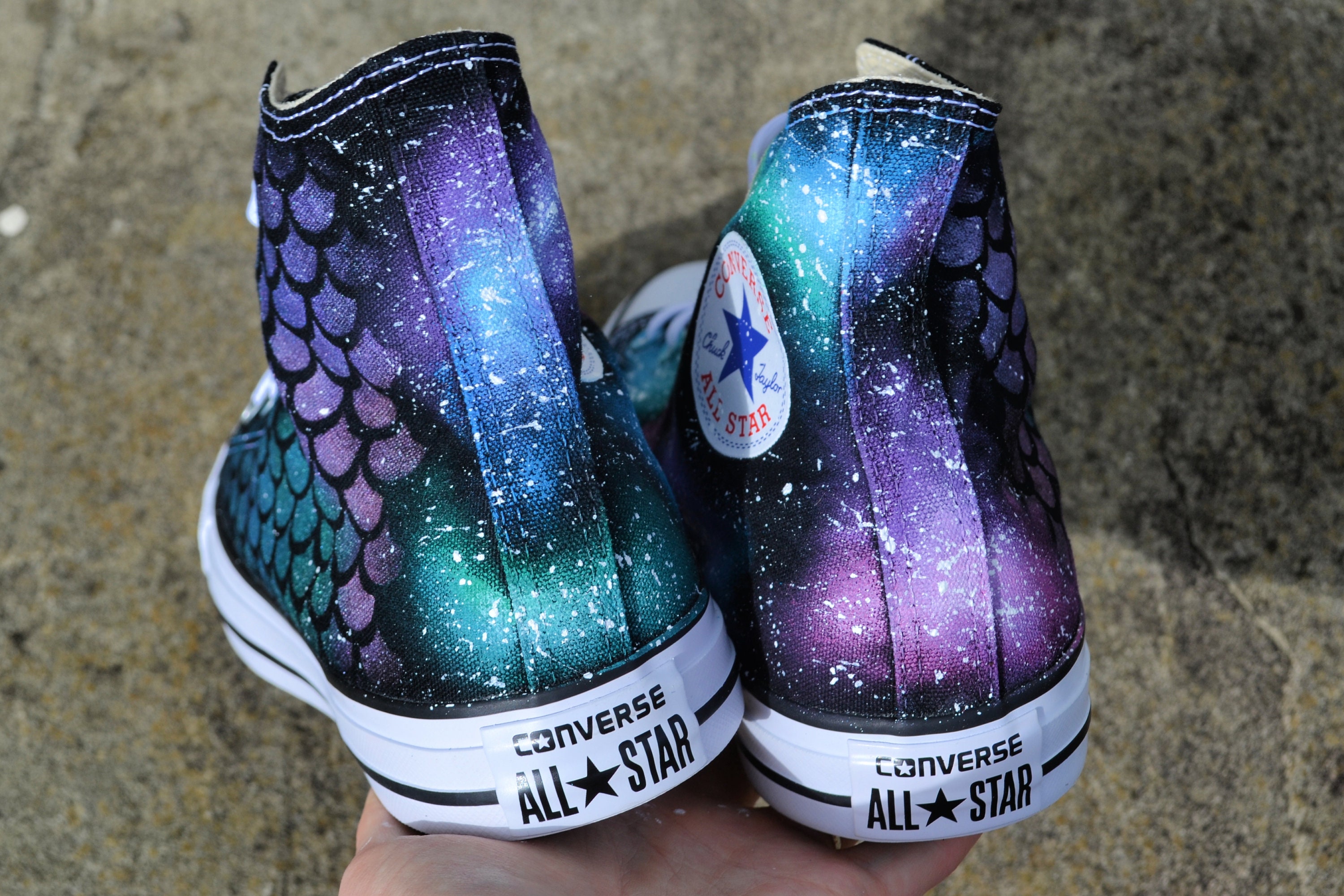 Galaxy Converse Galaxy Hi Tops Custom Converse Nebula 