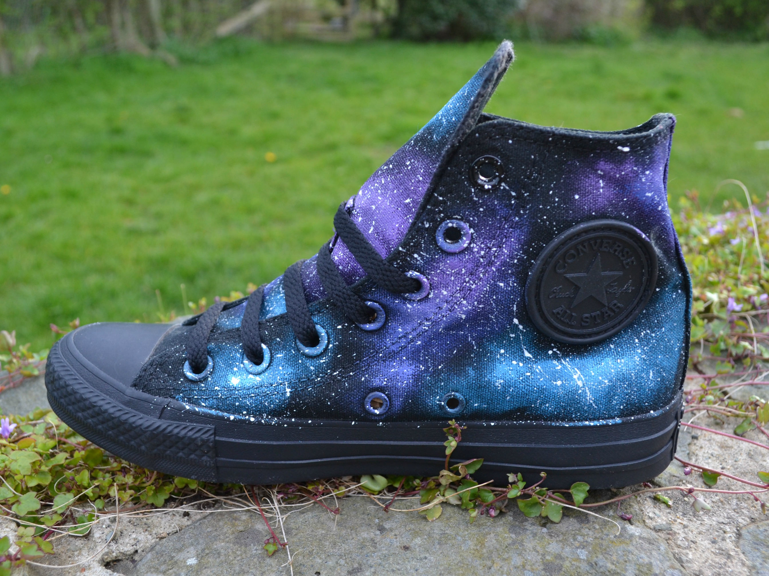 Galaxy Converse Galaxy Hi Tops Custom Converse Nebula 