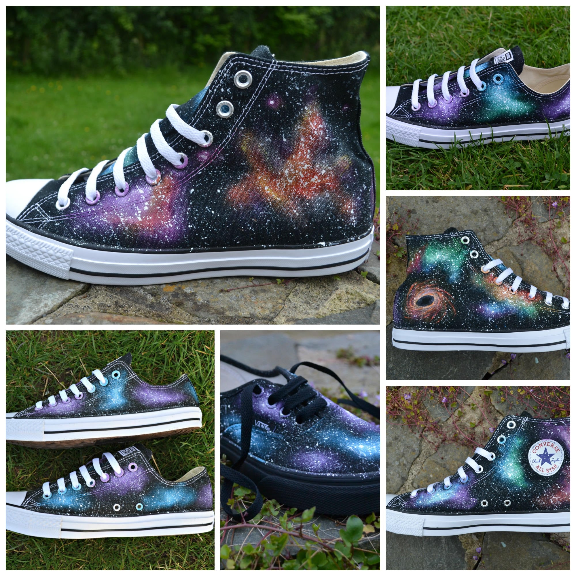 Galaxy Converse Galaxy Hi Tops Custom Converse Nebula 