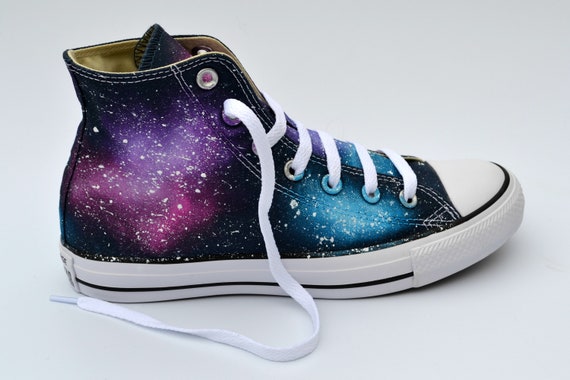 Pink Galaxy Converse Purple and Pink Astronomy Lover Galaxy | Etsy UK