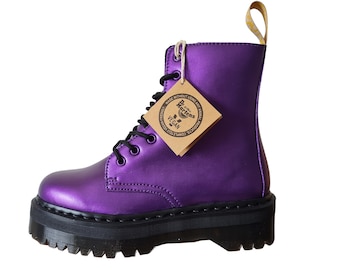 purple suede doc martens