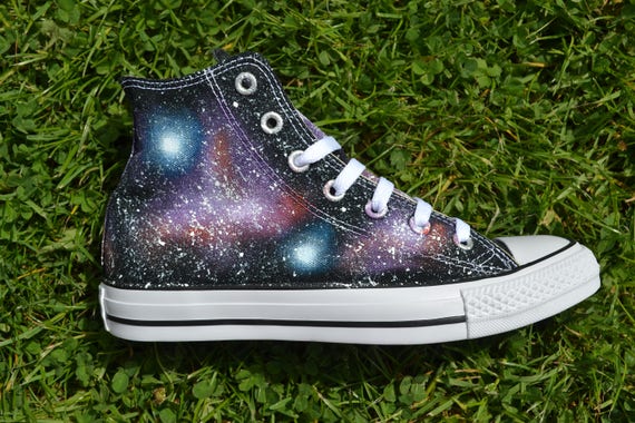 Galaxy Converse Galaxy Hi Tops Custom Converse Nebula 