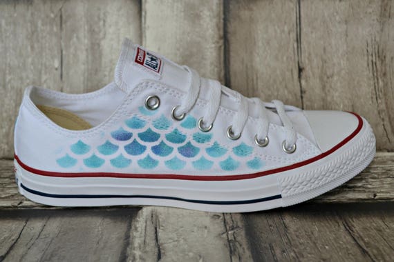 mermaid converse high tops