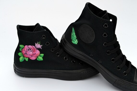 floral converse high tops