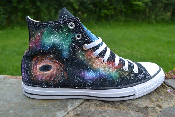 black rainbow converse