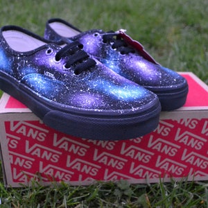 Galaxy Vans, Custom Vans Shoes, Custom Sneakers, Custom Vans, Galaxy ...