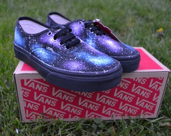 Galaxy Vans Custom Vans Shoes Custom Sneakers Custom Vans - Etsy Sweden