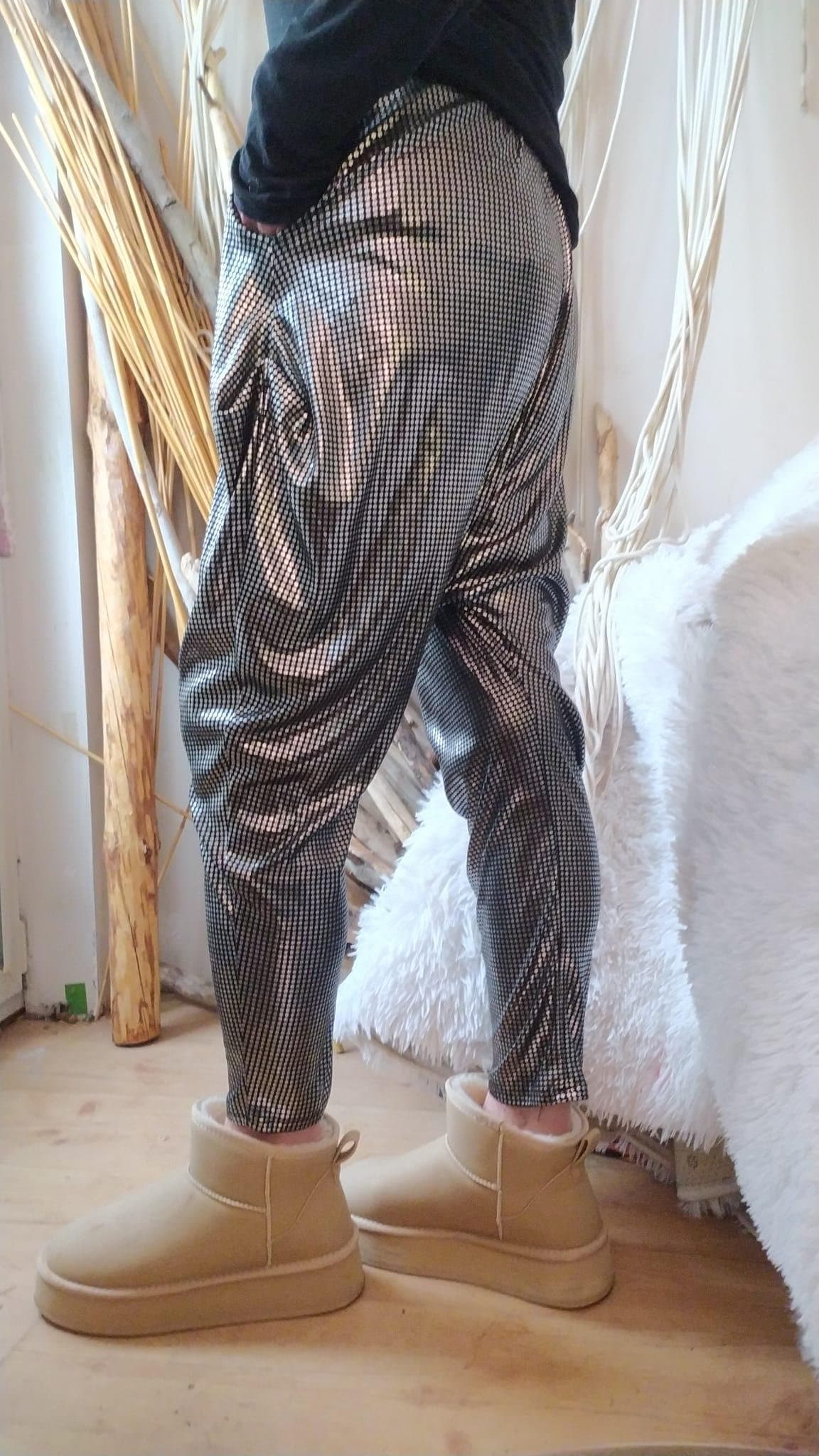 Silver Harem Pants - Etsy