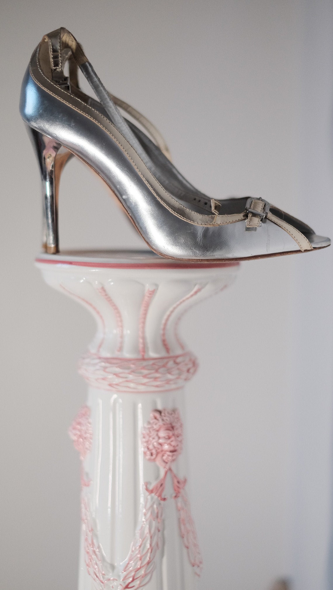 karen millen silver shoes