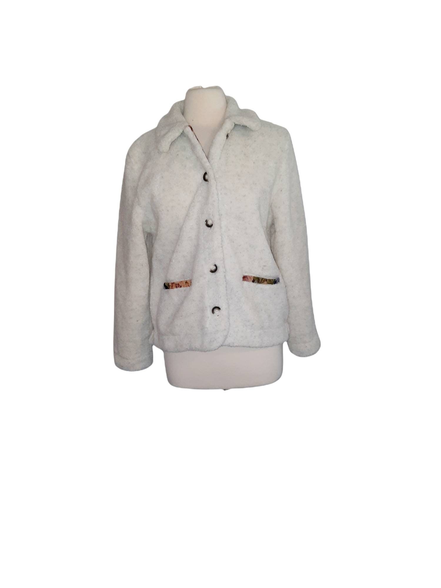 fleece lined pea coat
