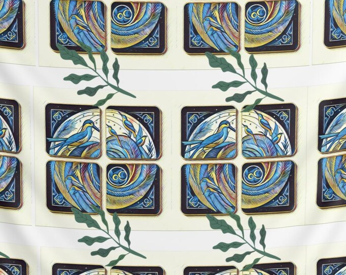 Ocean Waves Wall Tapestry: Boho Nature Art, Beach Decor