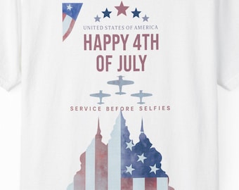 Independence Day T-Shirt: Unisex Garment-Dyed 4th of July Tee