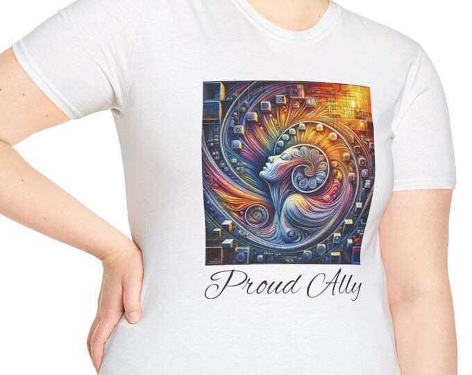 Proud Ally Graphic T-Shirt: Unisex LGBTQ Pride Apparel
