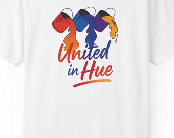 United in Hue T-Shirt: LGBTQ+ Pride & Diversity Design