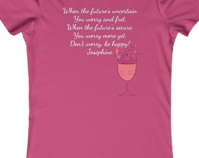 Inspirational Women's Tee: Positive Quote, Fun Summer Top